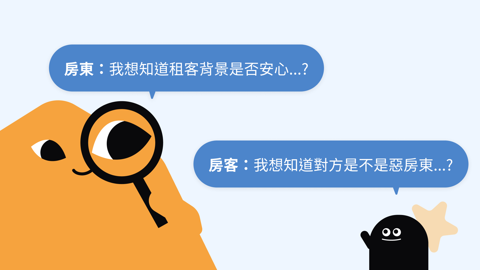 一鍵查詢房東與房客不良紀錄